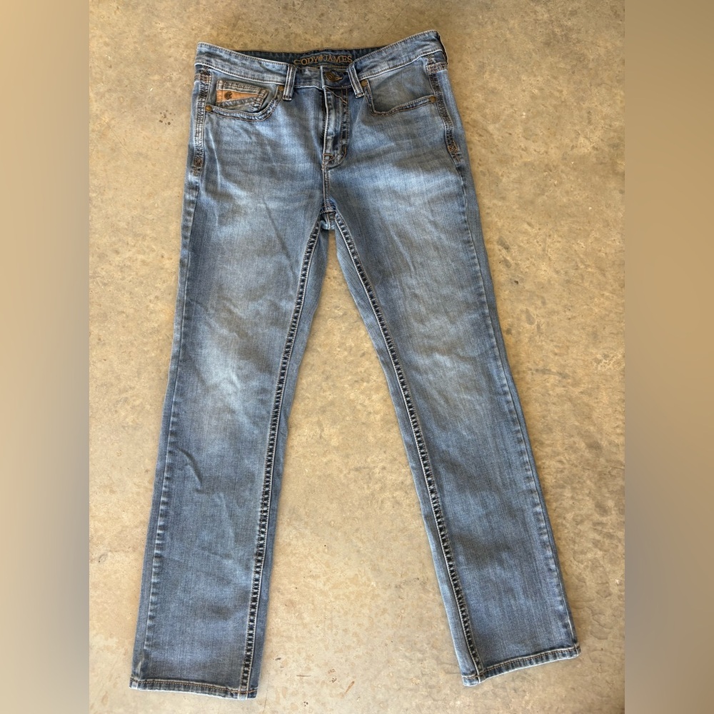 Jeans with Faded Wash
